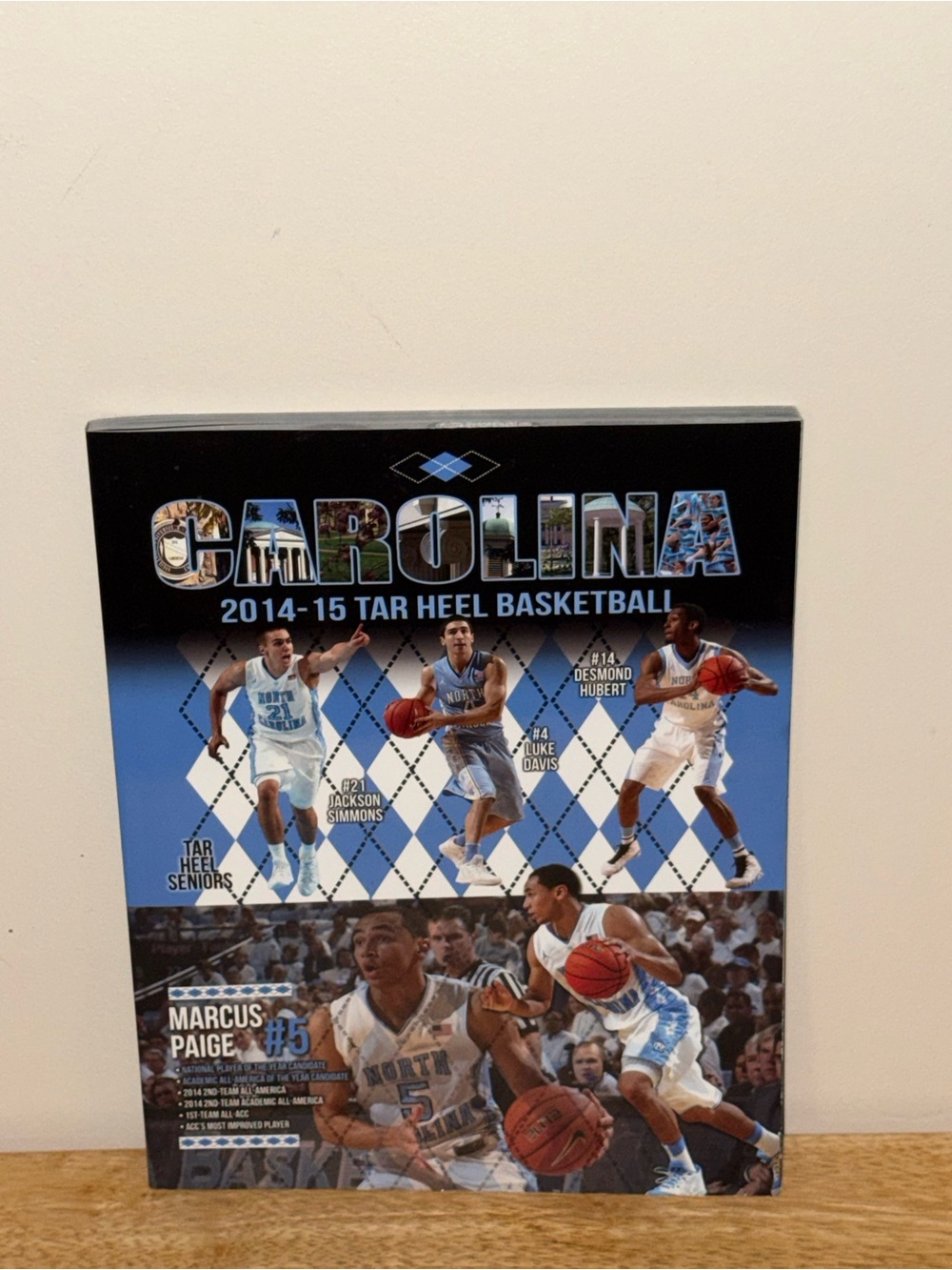 2014-15 UNC Tar Heel Basketball Yearbook #basketball #NCAA